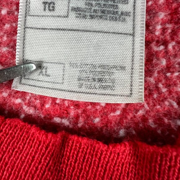 Y2K Champions Ohio State Buckeyes Sweatshirt Extra Large Red Thrashed Crewneck - Picture 10 of 16